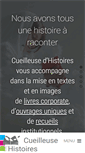 Mobile Screenshot of cueilleuse-histoires.com